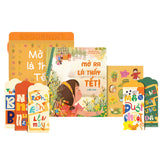 Sách Thơ Song Ngữ Mở Ra Là Thấy Tết Kèm Quà Tặng Cho Bé 0-3-6 Tuổi