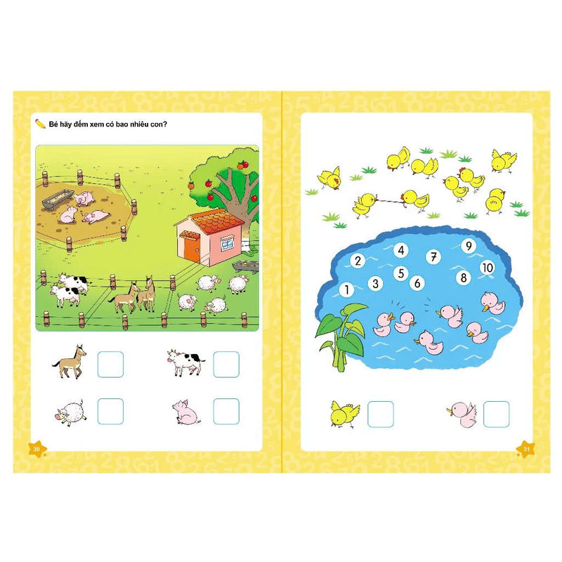 Combo 4 cuốn Hành trang cho bé tự tin vào lớp 1 2025 (Tặng kèm thẻ flash card tiếng việt + thẻ học toán)