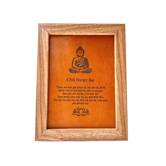 Tranh Chú Dược Sư – Bình an từ tâm