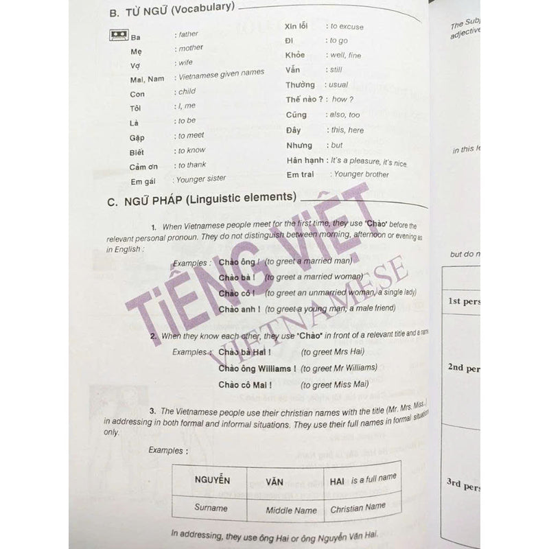 Sách - Tiếng Việt (Vietnamese For Foreigners) (Free Audio Files)