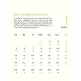 Bộ lịch thư pháp Làng Mai – Bính Ngọ 2026