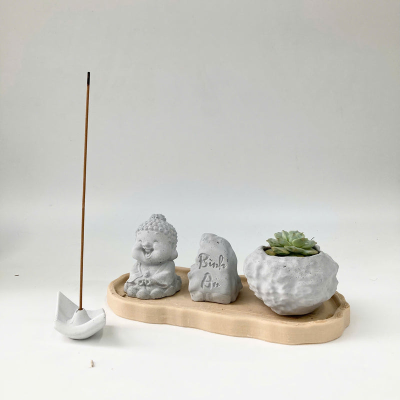 Bộ Trang Trí Thiền Tịnh Mini – Bình An Trong Tâm