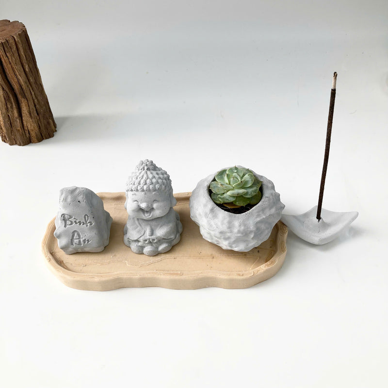 Bộ Trang Trí Thiền Tịnh Mini – Bình An Trong Tâm