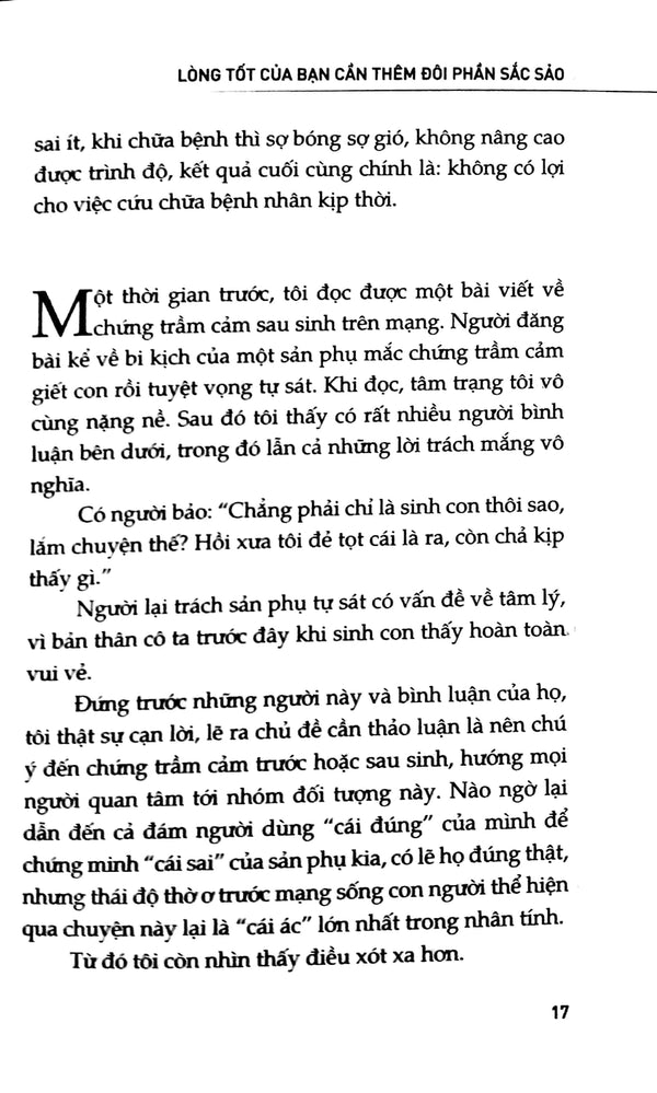 Lòng Tốt Của Bạn Cần Thêm Đôi Phần Sắc Sảo 1