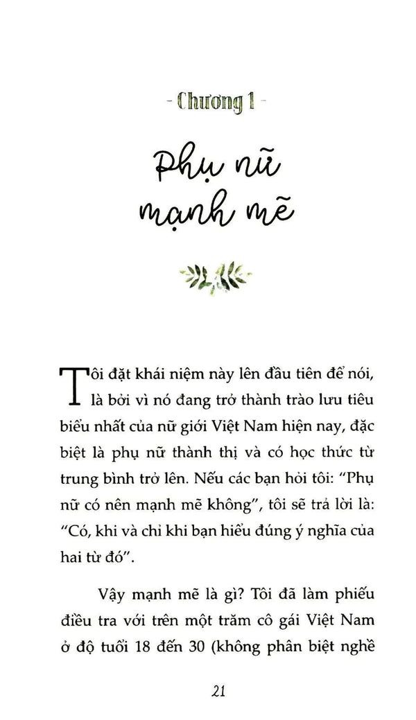 Làm Phụ Nữ Không Khổ Tí Nào