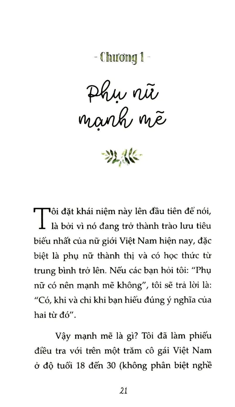 Làm Phụ Nữ Không Khổ Tí Nào