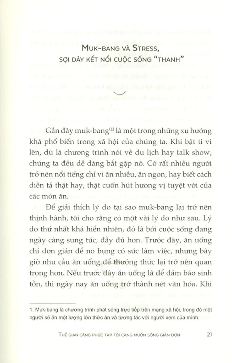 Thế Gian Càng Phức Tạp Tôi Càng Muốn Sống Giản Đơn