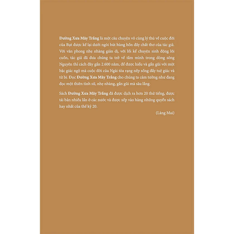 Đường Xưa Mây Trắng - Theo Gót Chân Bụt (Bìa Mềm)