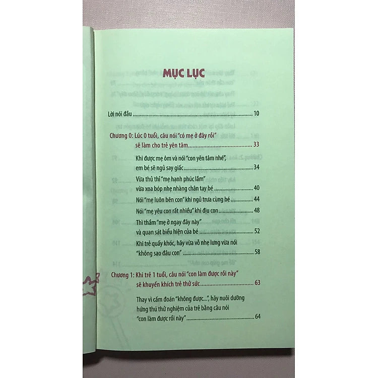 Lời Nói Thần Kỳ Nuôi Dưỡng Những Đứa Trẻ Hạnh Phúc: Từ 0 - 6 Tuổi