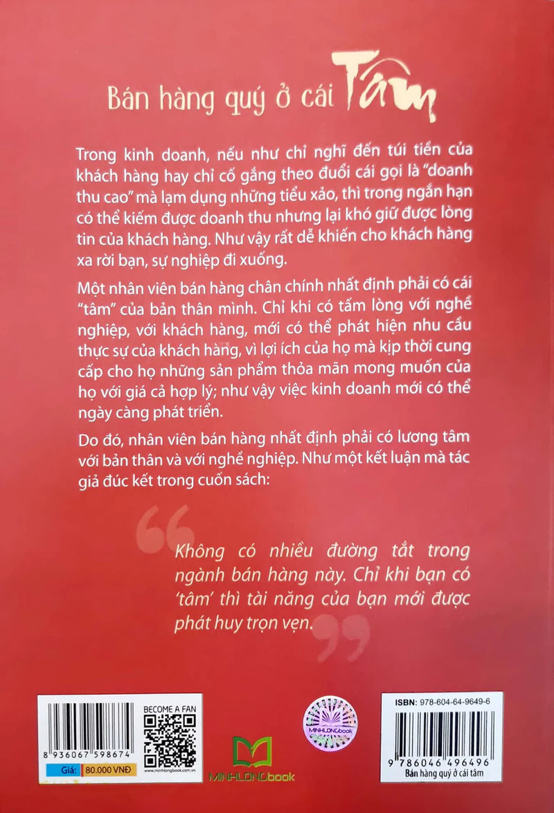 Bán Hàng Quý Ở Cái Tâm